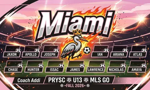 Miami Soccer AI image template