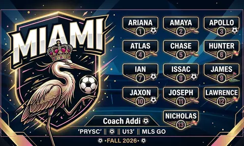 Miami Soccer AI image template