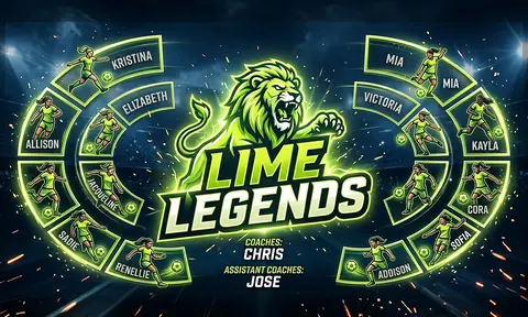 Lime Legends Soccer AI image template