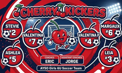 Cherry Kickers Soccer AI image template