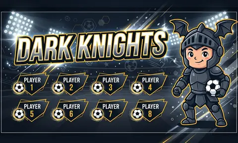 Dark Knights Soccer AI image template