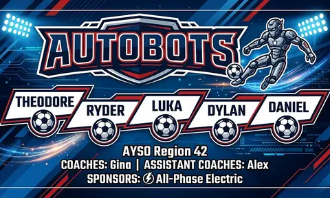 Autobots Soccer AI image template