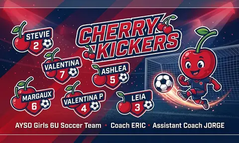 Cherry Kickers Soccer AI image template