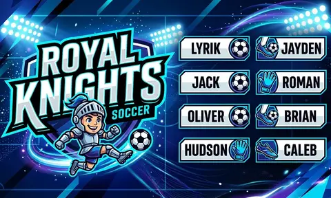 Royal Knights Soccer AI image template