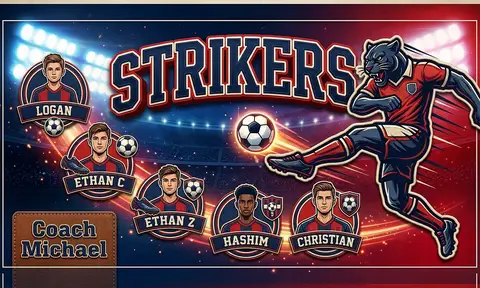 Strikers Soccer AI image template
