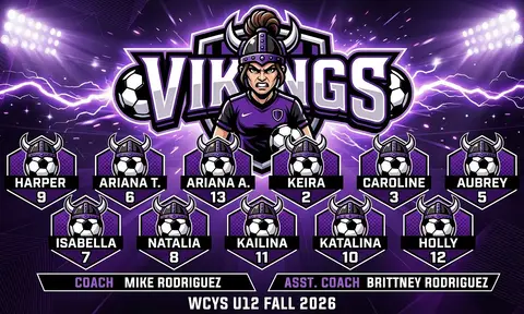 Vikings Soccer AI image template