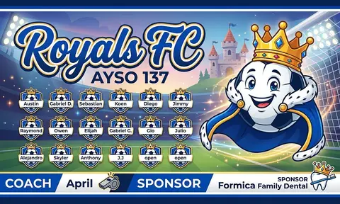 Royals FC Soccer AI image template
