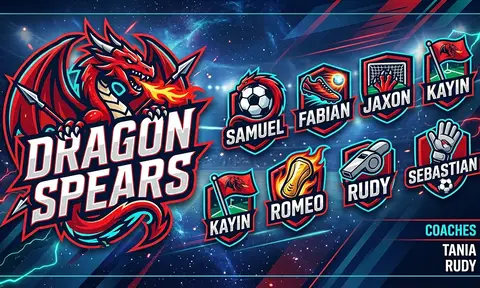 Dragon Spears Soccer AI image template