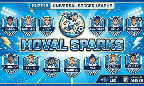 Moval Sparks Soccer AI image template