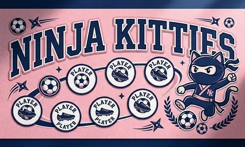 Ninja Kitties Soccer AI image template