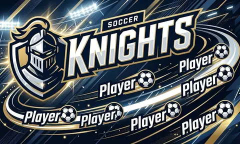 Knights Soccer AI image template