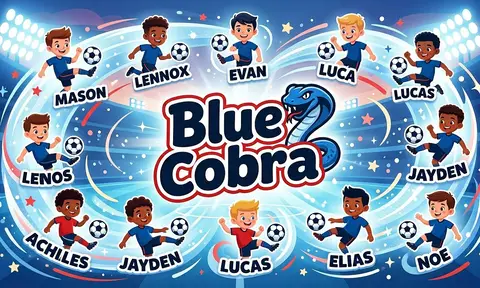 Blue Cobra Soccer AI image template