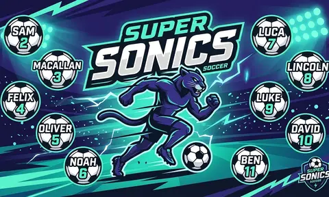 Super Sonics Soccer AI image template