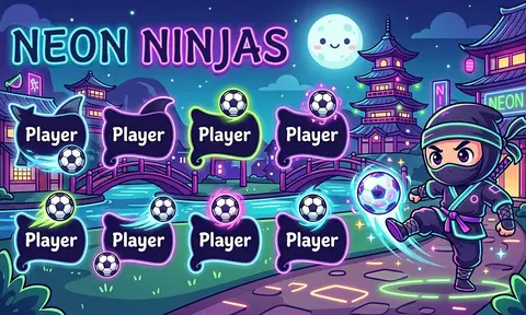 NEON NINJAS Soccer AI image template