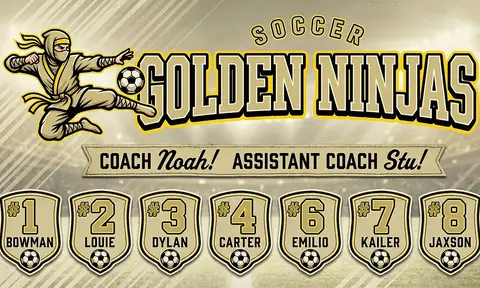 Golden Ninjas Soccer AI image template