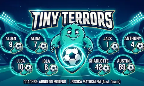 Tiny Terrors Soccer AI image template