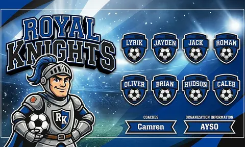 Royal Knights Soccer AI image template