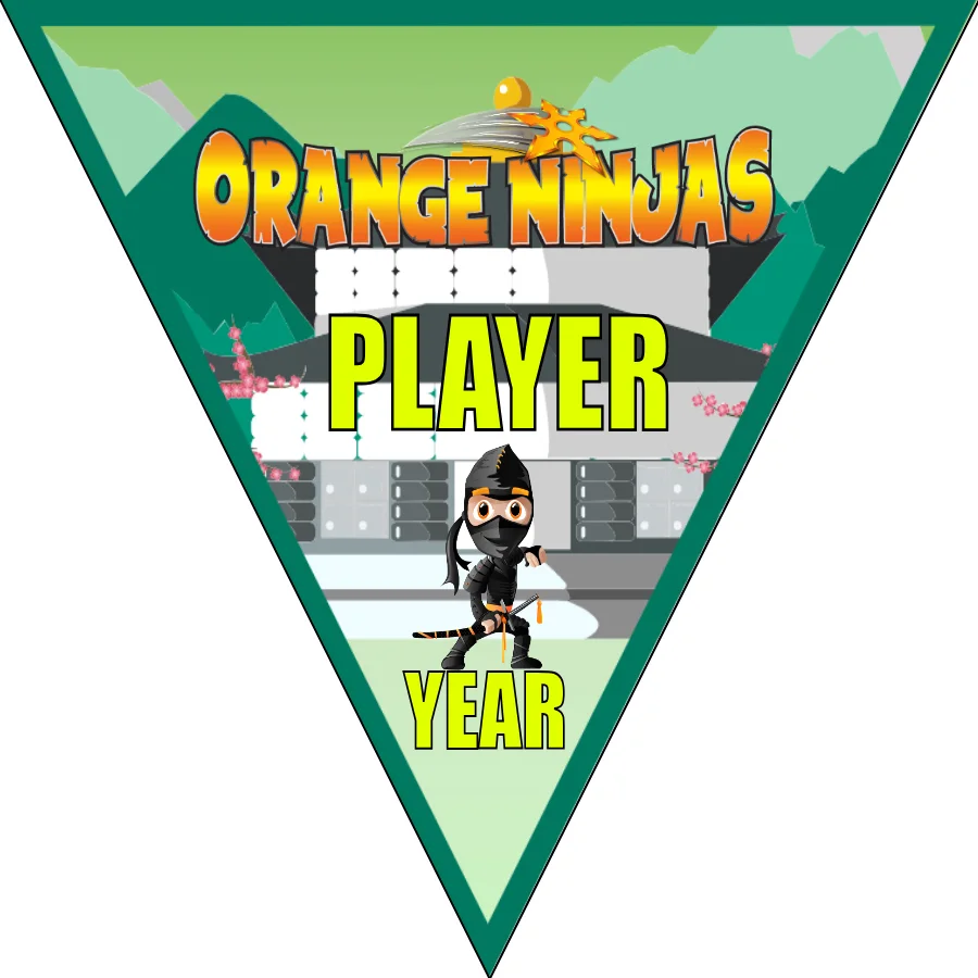 Orange Ninjas Soccer Banner-soccer-banners-ideas-picture