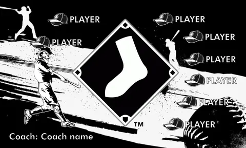 Chicago White Sox 2 Baseball Banner-baseball-banner-font-images