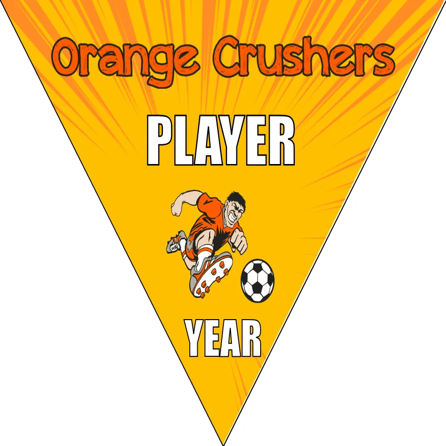 Orange Crushers Soccer Banner-soccer-party-banner-picture