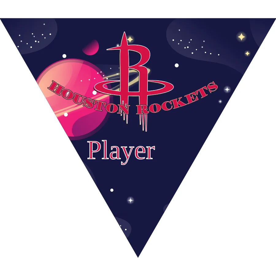 Houston Rockets 2 Basketball Banner basketball personalized banner images