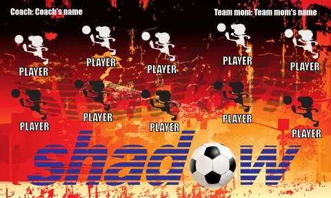 Shadow Soccer Banner-how-to-make-a-soccer-banner-stand