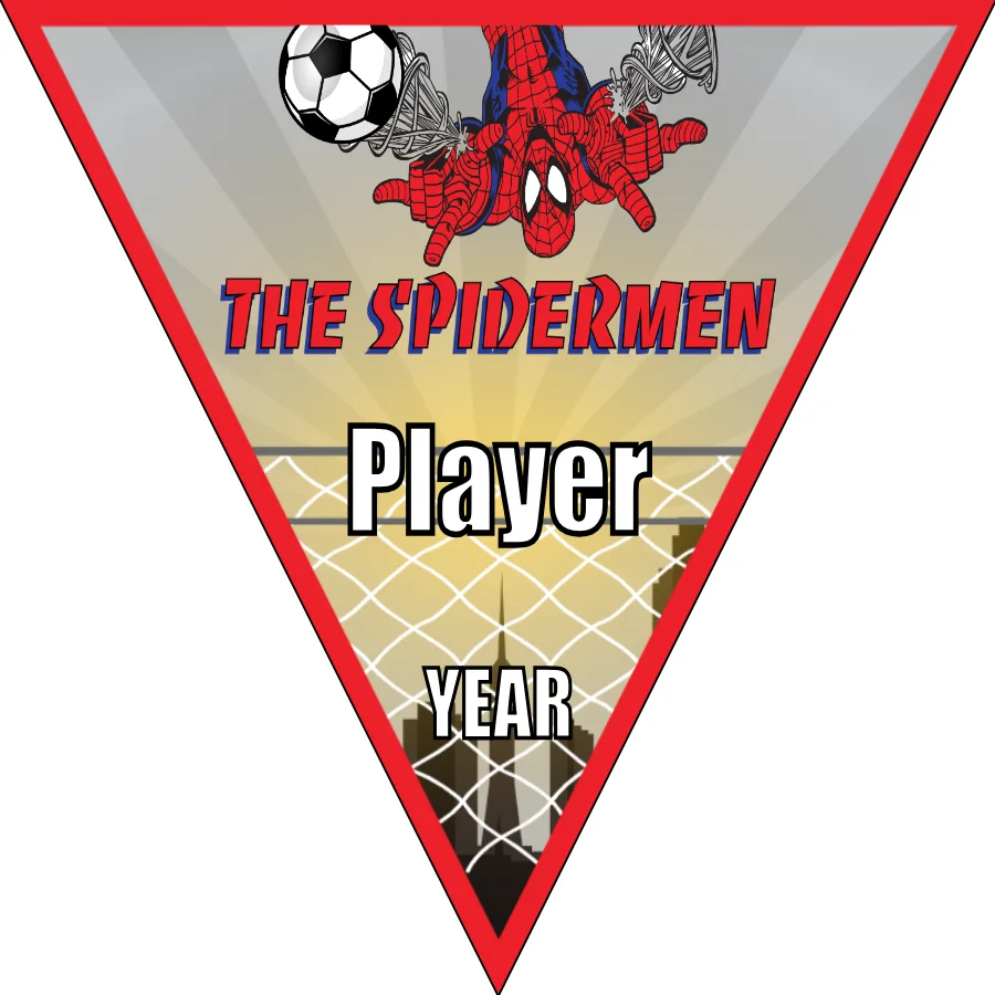 THE SPIDERMEN 1 Soccer Banner-soccer-banner-stand-picture