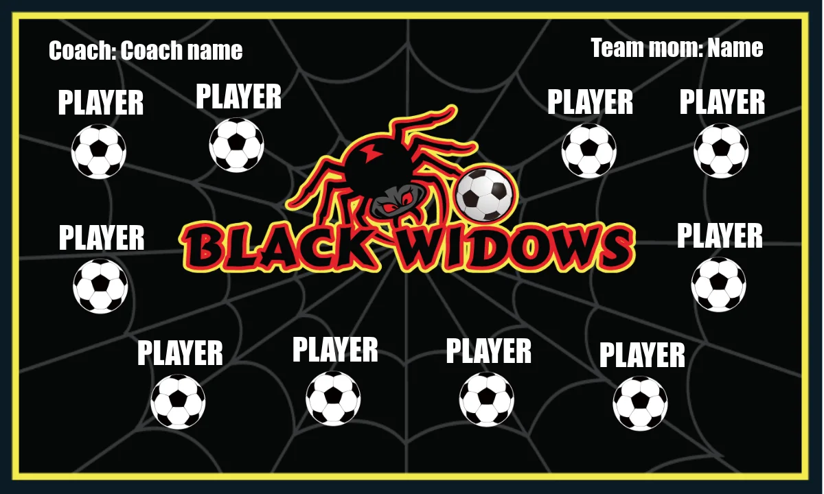Black Widows 2 Soccer Banner-soccer-banner-stand-pvc