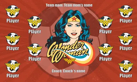 Wonder Women 3 Soccer Banner-soccer-banner-ideas-picture