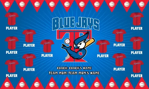 Blue Jays Baseball Banner-baseball-team-banners-ideas-images