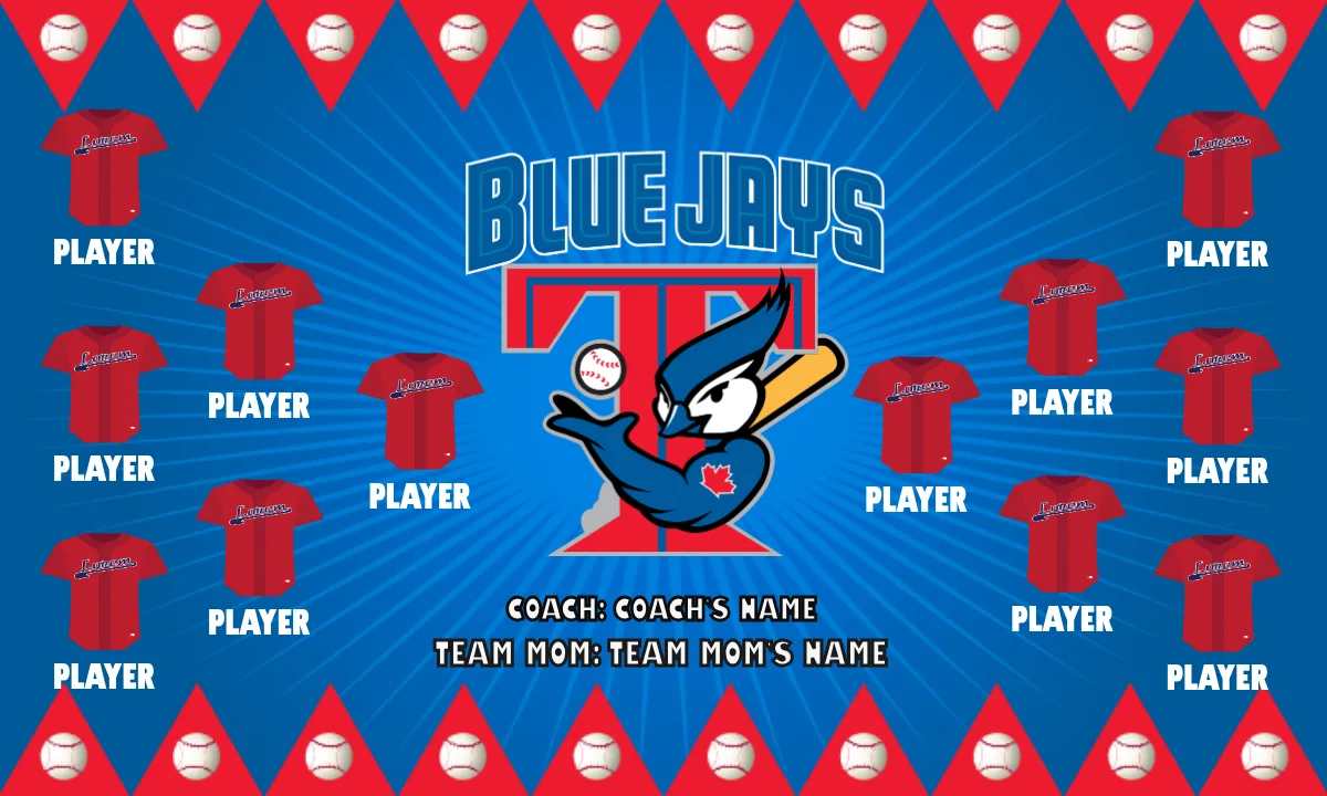 Blue Jays Baseball Banner-baseball-team-banners-ideas-images