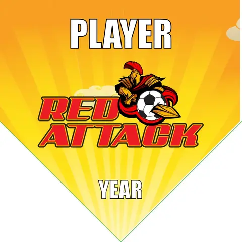 Red Attack Soccer Banner-soccer-team-banner-picture