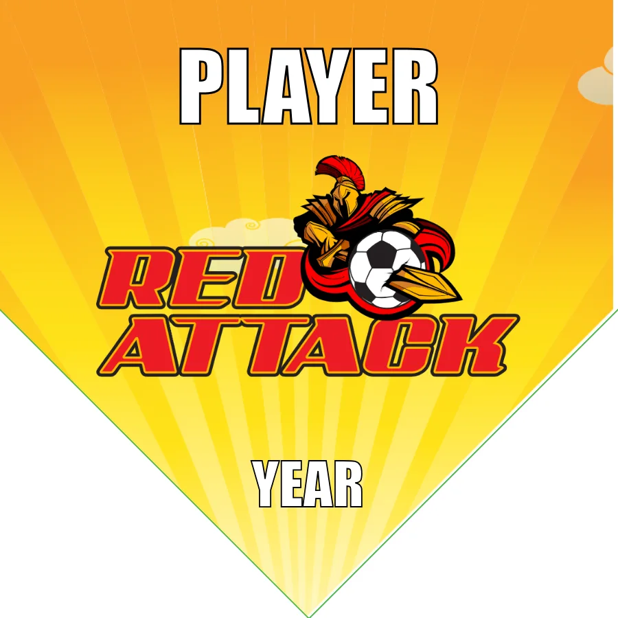 Red Attack Soccer Banner-soccer-team-banner-picture