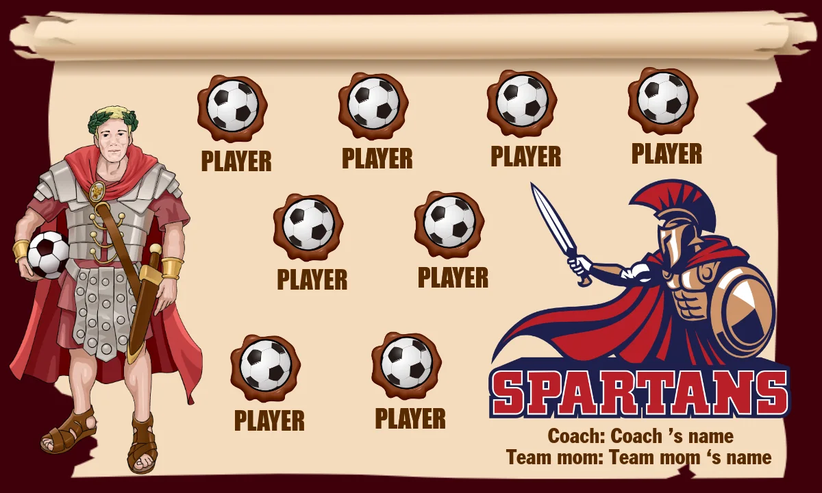 Spartans Soccer Banner-design-soccer-banner-online