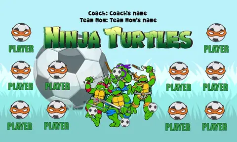 Ninja Turtles Soccer Banner-soccer-team-banners-picture