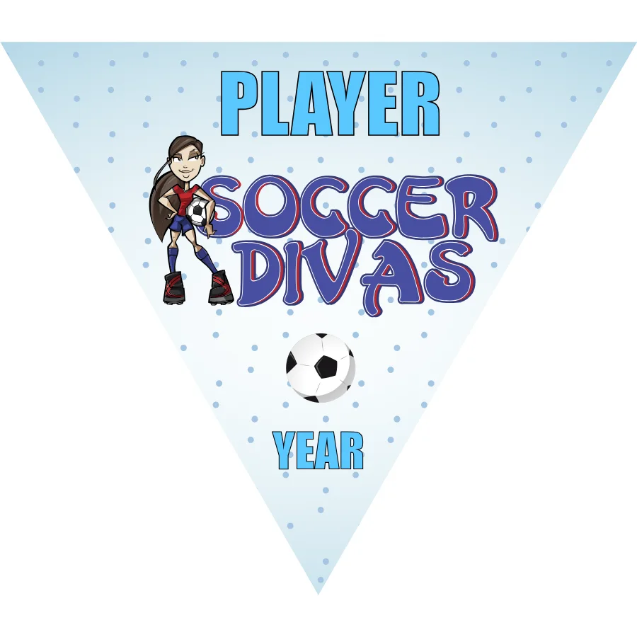 Soccer Divas soccer traingle grommet