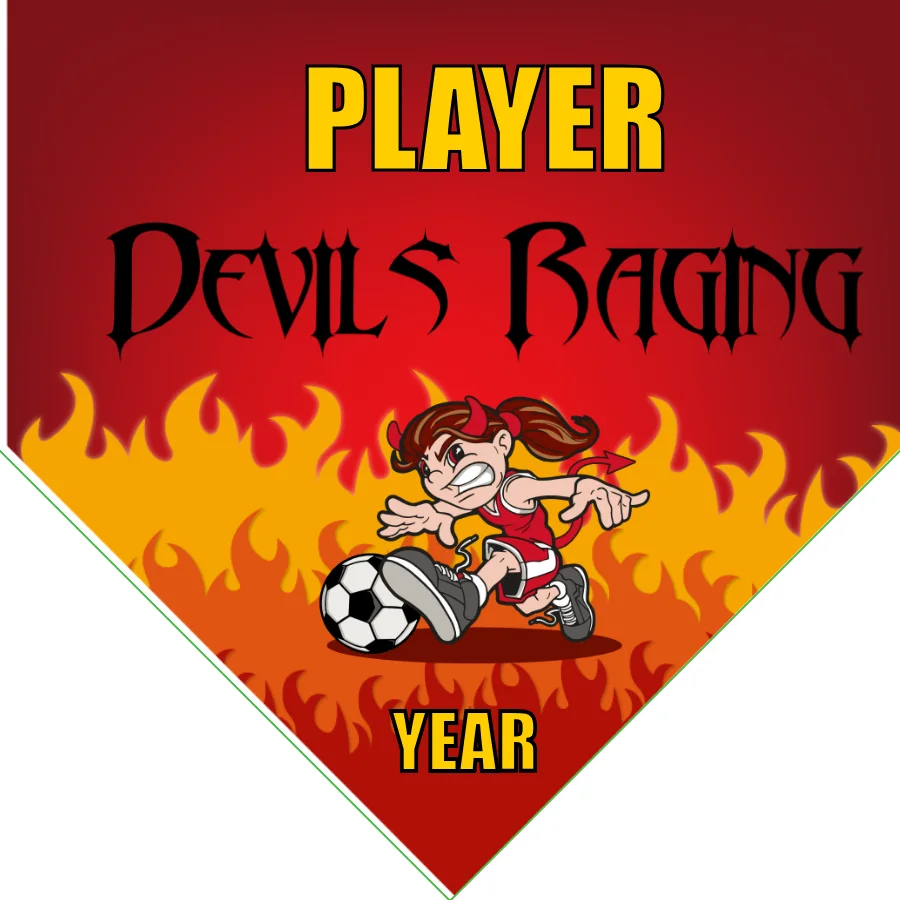 Devils Raging Soccer Banner-soccer-team-banner-ideas-picture
