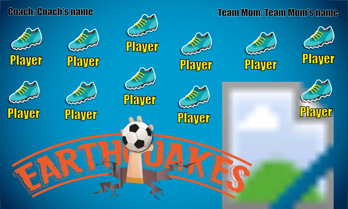 Earthquakes 3 Soccer Banner-soccer-banner-stand