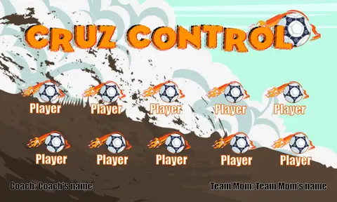 Cruz Control 3 Soccer Bannersoccer-banner-clip-art