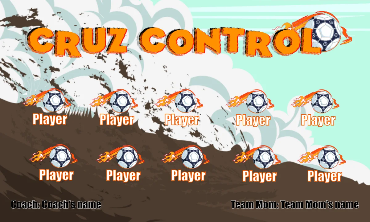 Cruz Control 3 Soccer Bannersoccer-banner-clip-art