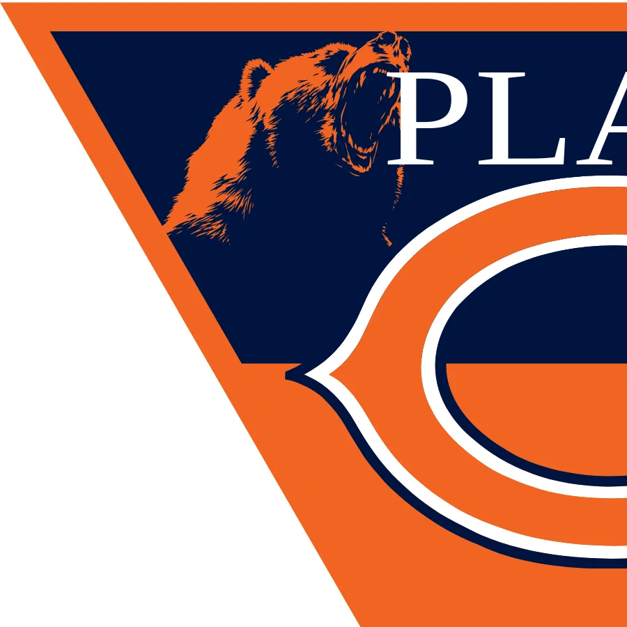Chicago Bears 02 Football Banner
