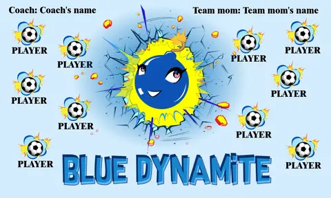 Dynamite Blue Soccer Banner-banners-for-soccer-team