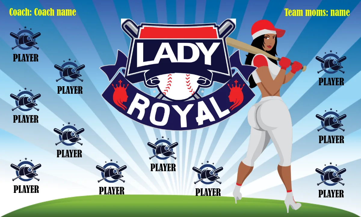 LadyRoyal Softball Banner-softball-banner-size-picture