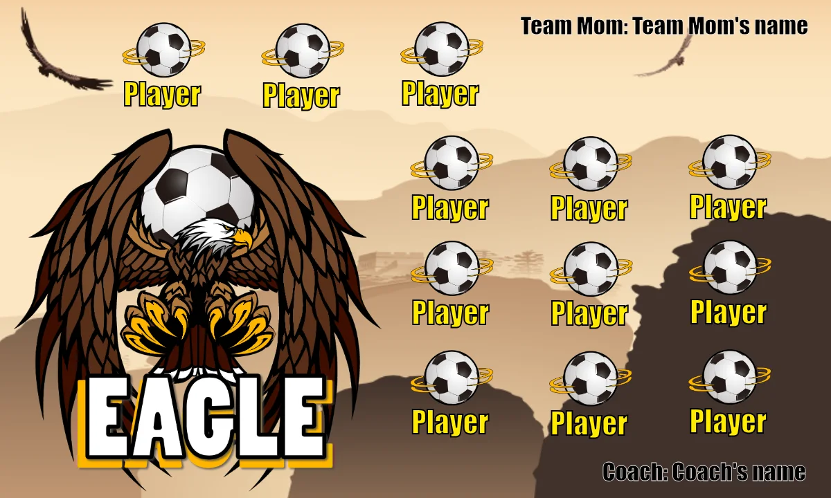 Eagle Soccer Banner-soccer-banners-ideas