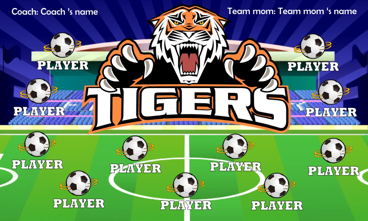 Tigers Soccer Banner-soccer-banners-picture