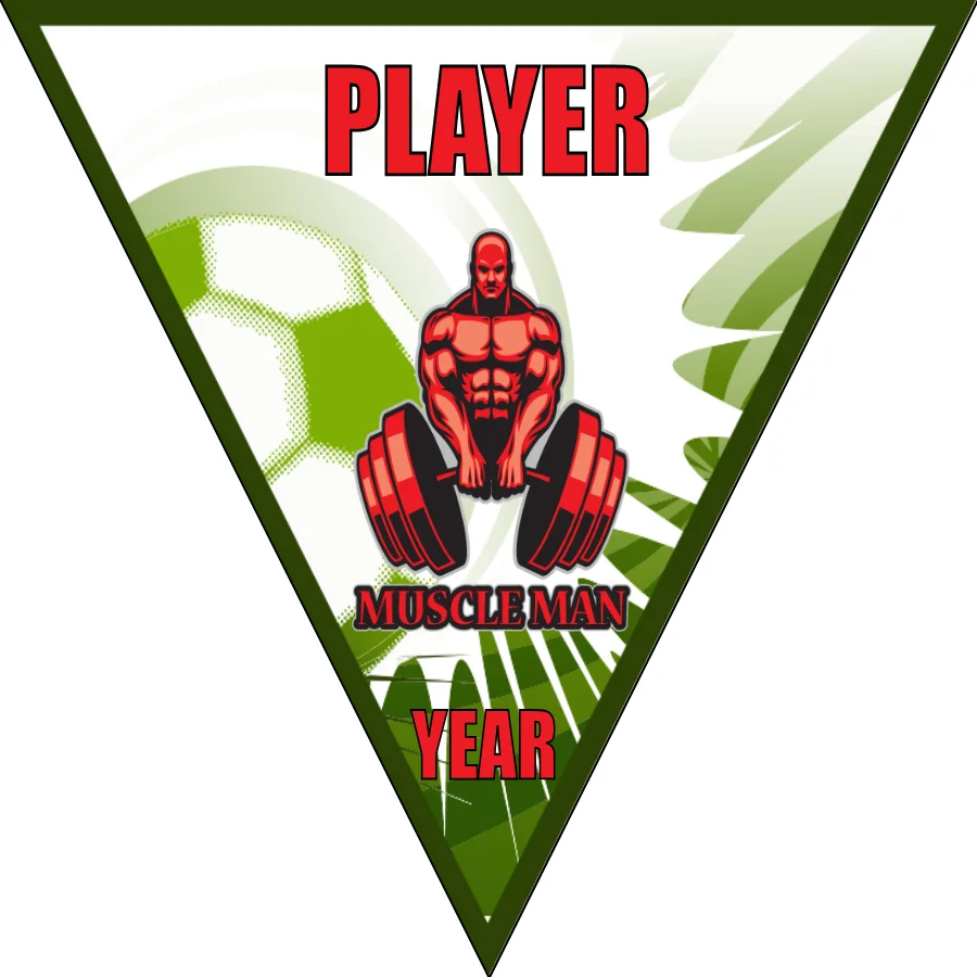 Muscle man Soccer Banner-soccer-themed-birthday-banners-picture