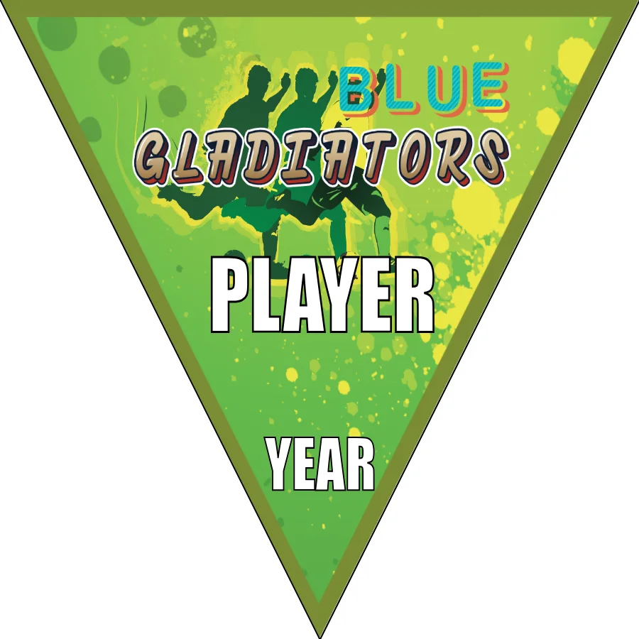 Gladiators Blue 1 Soccer Banner-soccer-field-banners-picture