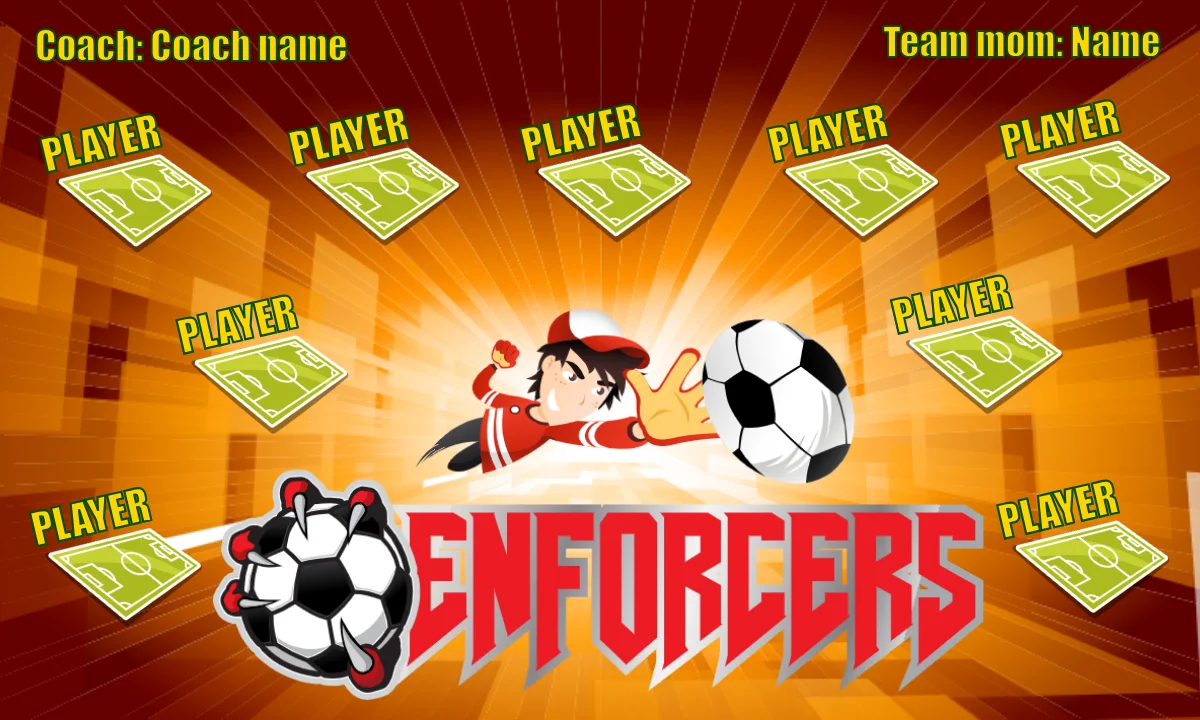 Enforcer Soccer Banner-homemade-soccer-banner-ideas