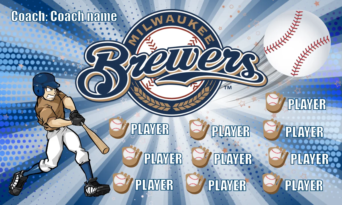 Milwaukee 2 Baseball Banner-softball-banners-ideas-picture