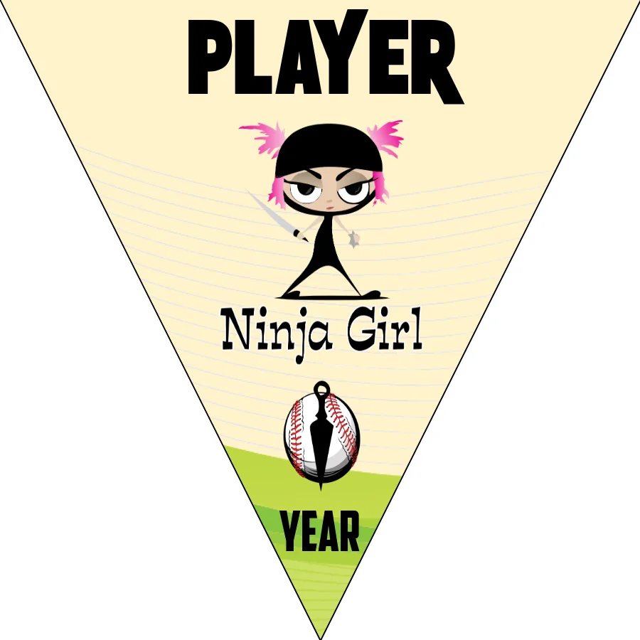 NinjaGirls 1 Softball Banner-softball-dugout-banner-images